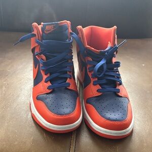 Nike Bold Red and Navy High-Tops